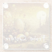 Osterhoffnung in einer apokalyptischen Welt Glasuntersetzer (Rückseite)