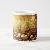 Osterhoffnung in einer apokalyptischen Welt Jumbo-Tasse (Vorderseite)