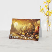 Osterhoffnung in einer apokalyptischen Welt Karte (Gelbe Blume)