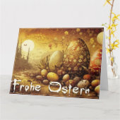 Osterhoffnung in einer apokalyptischen Welt Karte (Gelbe Blume)