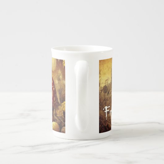 Osterhoffnung in einer apokalyptischen Welt Porzellantasse (Rückseite)