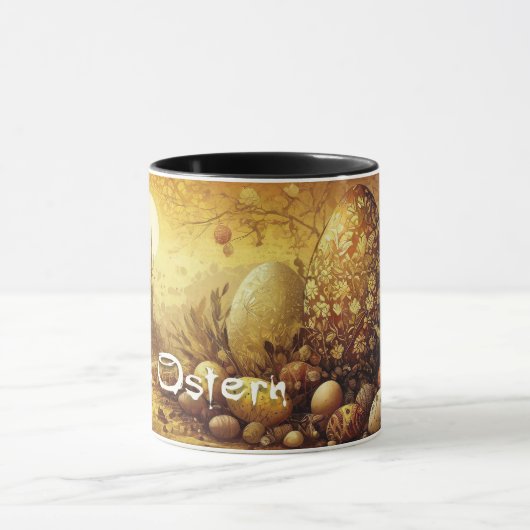 Osterhoffnung in einer apokalyptischen Welt Tasse (Zentrum)