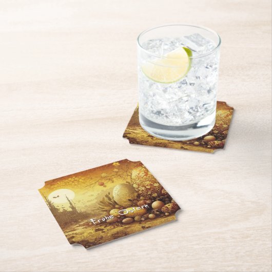 Osterhoffnung in einer apokalyptischen Welt Untersetzer (Vor Ort)