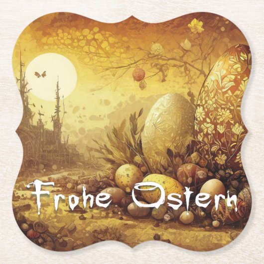 Osterhoffnung in einer apokalyptischen Welt Untersetzer (Vorderseite)