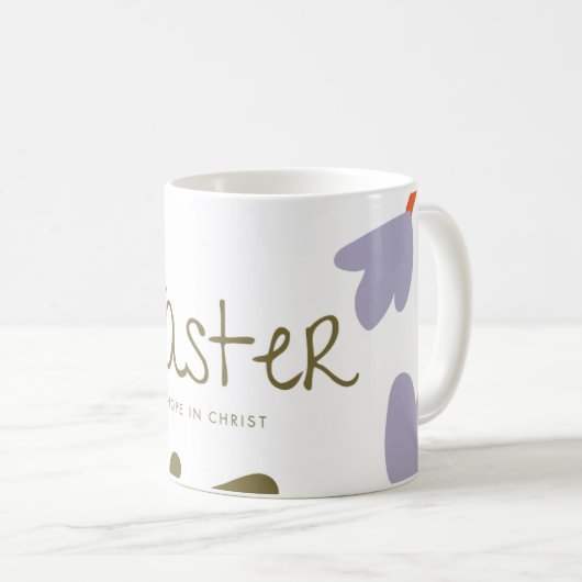 Osterhoffung in Christus | Christlich Kaffeetasse (VorderseiteRechts)