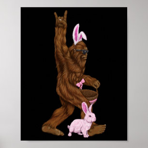 Osterhölzern in einem Korb ist sonntags unterhalts Poster