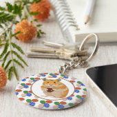 Osterhörster mit Schokoladeneiern Schlüsselanhänger (Seite)