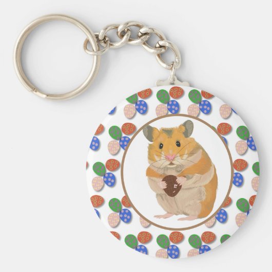 Osterhörster mit Schokoladeneiern Schlüsselanhänger (Vorne)