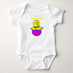 Osterhuhn Baby-Body Baby Strampler