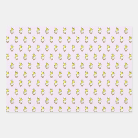 Osterhühnchen Geschenkpapier Set (Vorderseite 3)