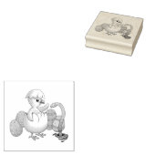 Osterhühnchen Gummistempel (Stempel)