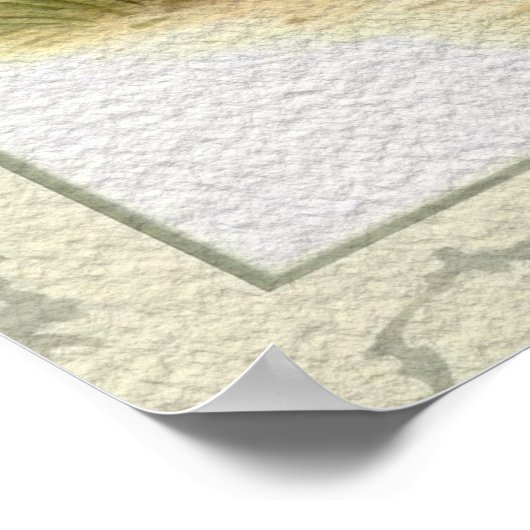 Osterhühnchen Poster (Ecke)