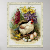 Osterhühnchen Poster (Vorne)