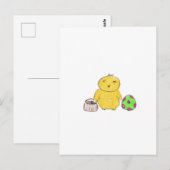 Osterhühnchen Postkarte (Vorne/Hinten)
