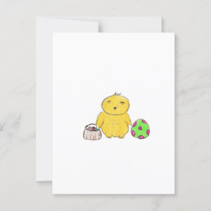 Osterhühnchen Postkarte