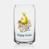 Osterhühnchen und -eier dosenglas (Vorderseite)