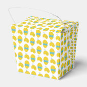 Osterhühnchen- und Eiermuster Geschenkschachtel (Rückseite)