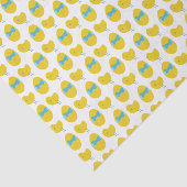 Osterhühnchen- und Eiermuster Seidenpapier (Ausschnitt)