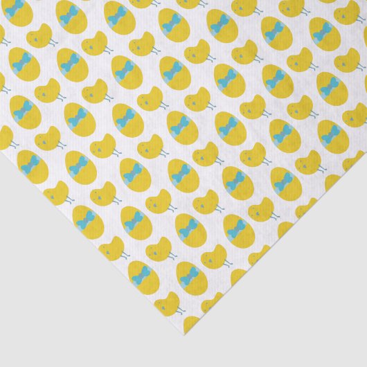 Osterhühnchen- und Eiermuster Seidenpapier (Ausschnitt)