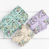 Osterhühner & Bunny Ears, Eier & Blume Geschenkpapier