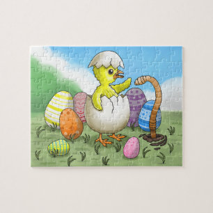 Osterhühner Puzzle