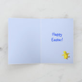 Osterhühnerflügel (hohes Foto) Feiertagskarte (Innenseite)