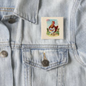 Osterhühnerhof Niedlich antike Eier Button (Beispiel)