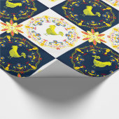 Osterhühnerkleidung nahtlos geschenkpapier (Ecke)