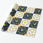 Osterhühnerkleidung nahtlos geschenkpapier (Ungerollt)