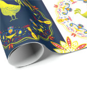 Osterhühnerkleidung nahtlos geschenkpapier (Rolleneckpunkt)