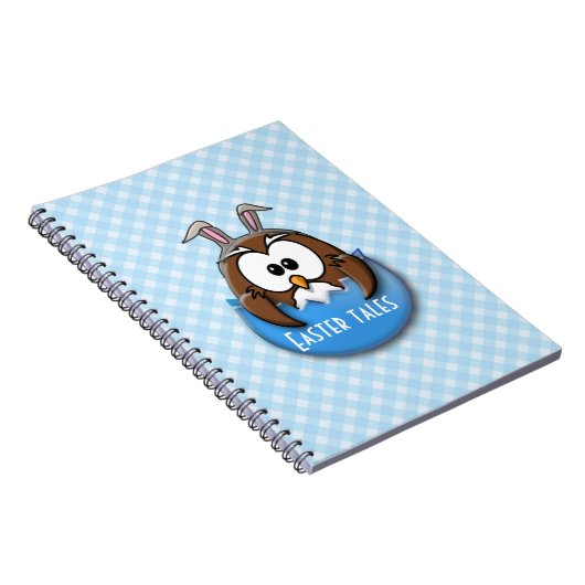 Osterhuhu - blau notizblock (Rechte Seite)