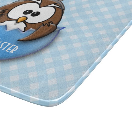 Osterhuhu - blau schneidebrett (Ecke)