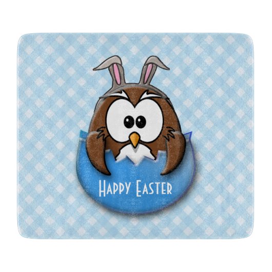 Osterhuhu - blau schneidebrett (Vorderseite)