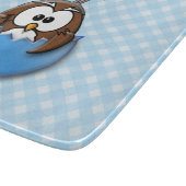 Osterhuhu - blau schneidebrett (Ecke)
