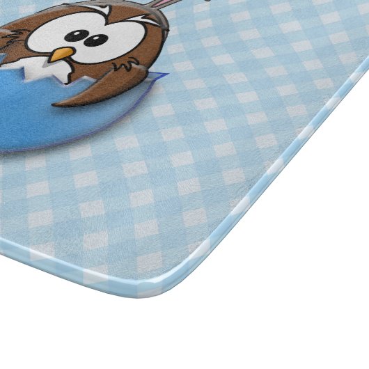 Osterhuhu - blau schneidebrett (Ecke)