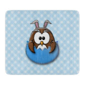 Osterhuhu - blau schneidebrett (Vorderseite)