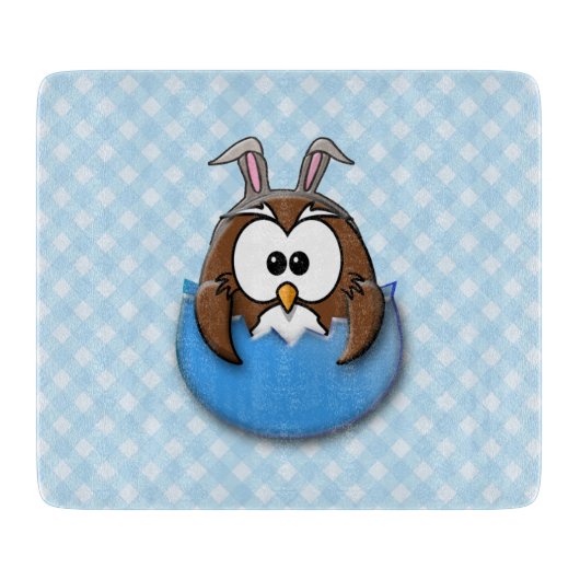 Osterhuhu - blau schneidebrett (Vorderseite)