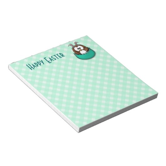 Osterhuhu - grün notizblock (angewinkelt)