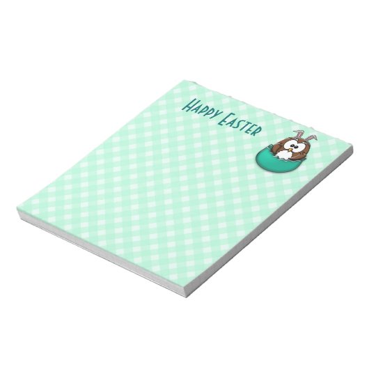 Osterhuhu - grün notizblock (Rotiert)
