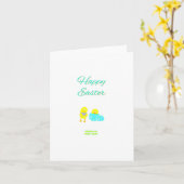 Osterhüllen Kleine vertikale Grußkarte Karte (Gelbe Blume)