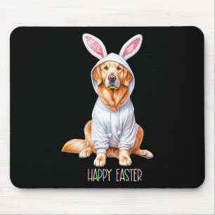 Osterhund Bunny Spring Golden Retriever Ostern Eg Mousepad