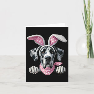 Osterhund Bunny Spring Great Dane Dog Ostereier Karte