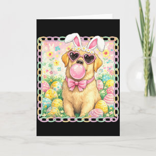 Osterhund-Hasenohren Lustiger Labrador-Osterhase Karte