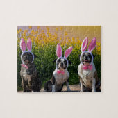 Osterhunde mit sonnigen Ohren Funny Niedlich Adora Puzzle (Horizontal)