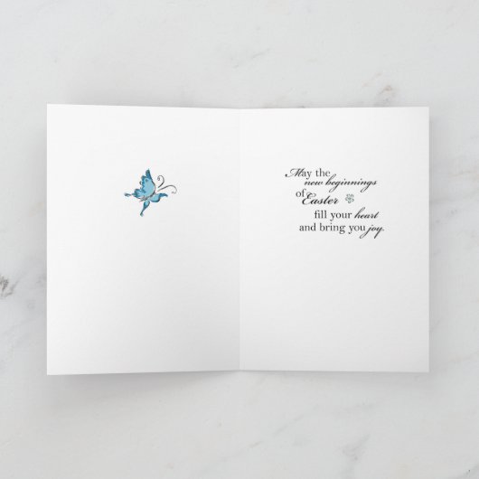 Osterhütte - Neubeginn Feiertagskarte (Innenseite)