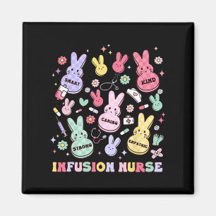 Osterinfusion Krankenschwester Kindermädchen Chemo Magnet