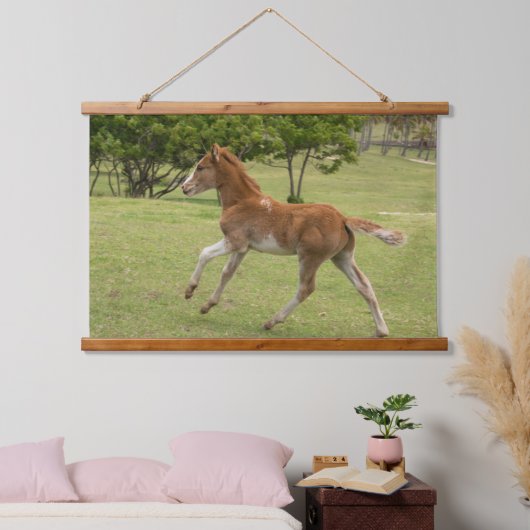 Osterinsel aka Rapa Nui Wandteppich Mit Holzrahmen (Schlafzimmer)