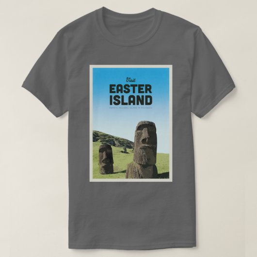 Osterinsel besuchen T-Shirt (Design vorne)
