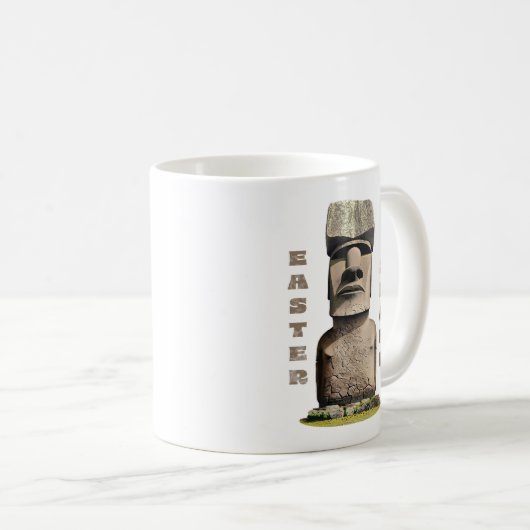 Osterinsel Chile Kaffeetasse (VorderseiteRechts)