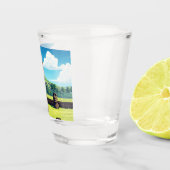 Osterinsel Chile Moai Reisen Schnapsglas (Rechts)